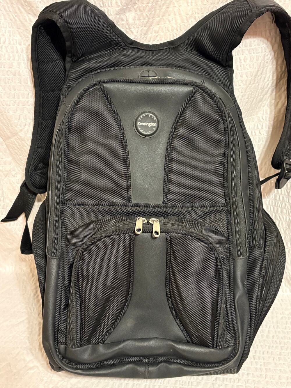 Kensington Contour Ergonomic 16”-17” Laptop Ballistic Nylon Backpack Travel Bag